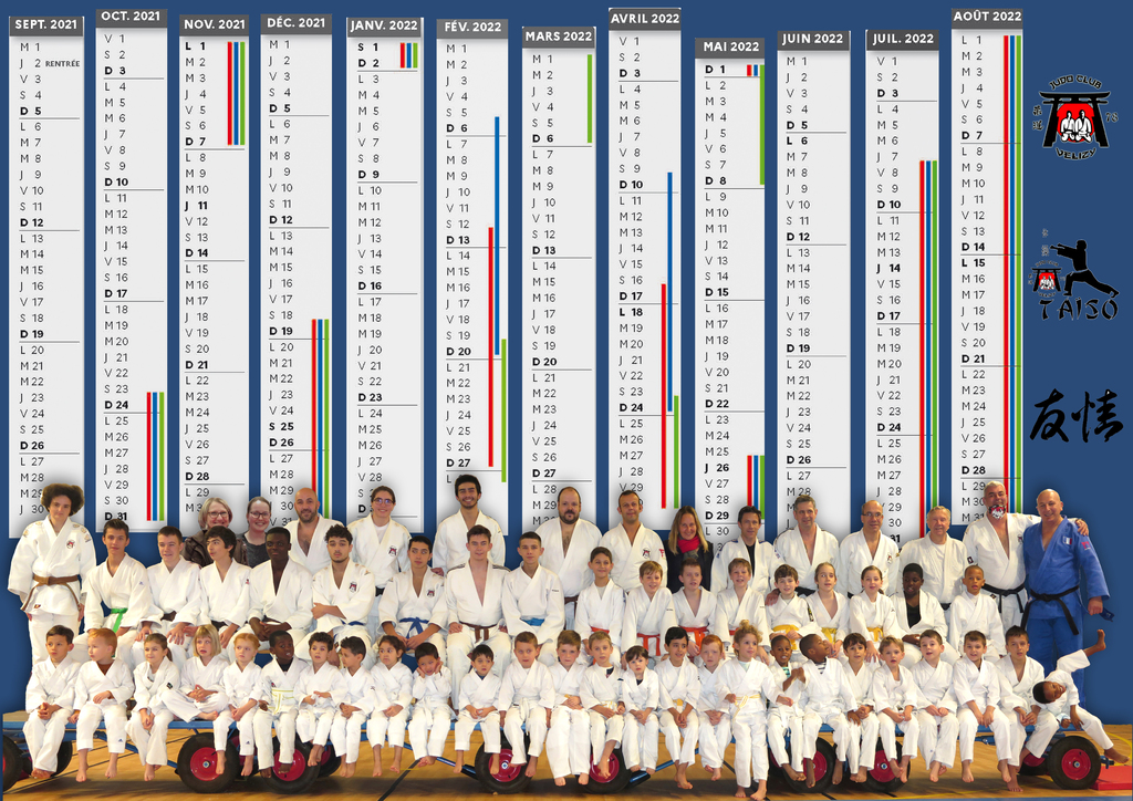 Accueil des jeunes judokas