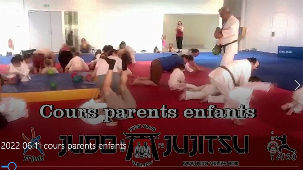 Cours judo Parents enfants