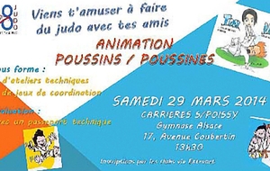 JUDO ANIMATION POUSSINS POUSSINES