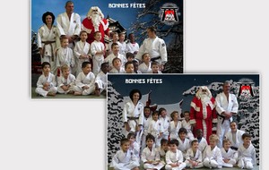 Visite du Père Noël aux cours du Babyjudo