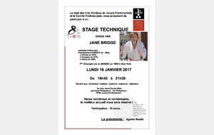 STAGE JUDO JANE BRIDGE