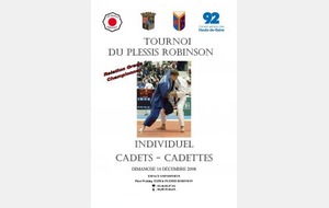 Tournoi Cadets(tes) du Plessis Robinson