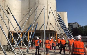 Visite du chantier Espace Jean-Lucien-Vazeille