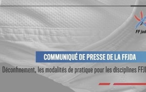 COMMUNIQUE DE PRESSE DE LA FFJDA