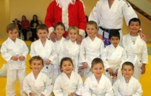 Baby judo et le Pére Noël 