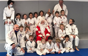 Le Père Noël aux cours Babyjudo 