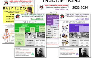 INSCRIPTIONS JUDO CLUB 2022 2023