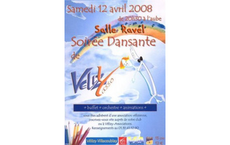 SOIREE DANSANTE SAMEDI 12 AVRIL 2008