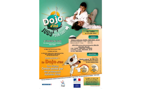 DOJO D'ETE A PARIS DU 7 JUILLET AU 29 AOUT 2014