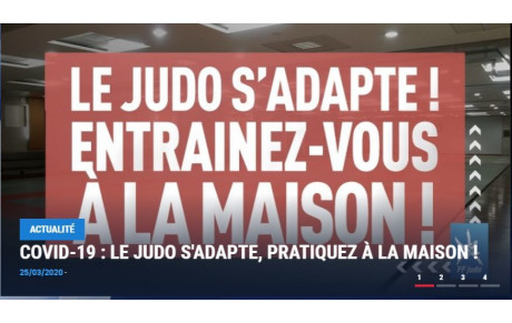 COURS JUDO A LA MAISON AVEC LA FFJDA