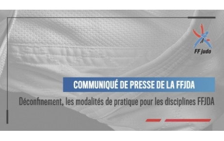 COMMUNIQUE DE PRESSE DE LA FFJDA