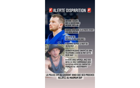 Alerte disparition