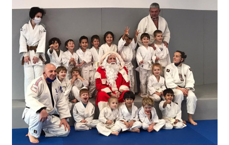 Le Père Noël aux cours Babyjudo 