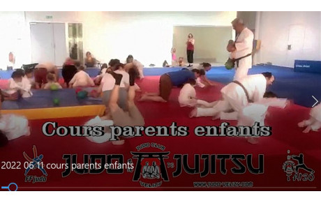 Cours judo Parents enfants
