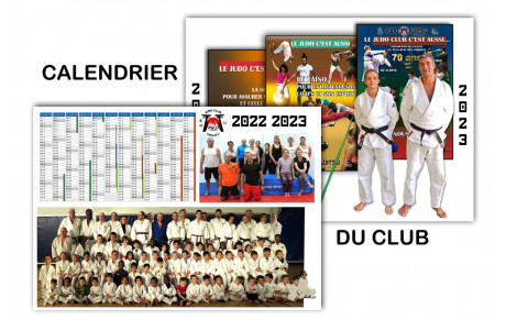 Calendrier du club 2023 disponible