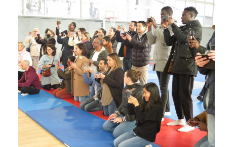 Vidéo accueil des jeunes judokas du club